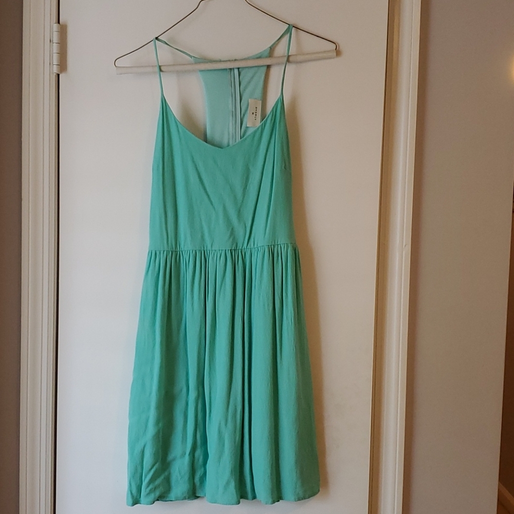 Everly Flowy Mint Green Dress